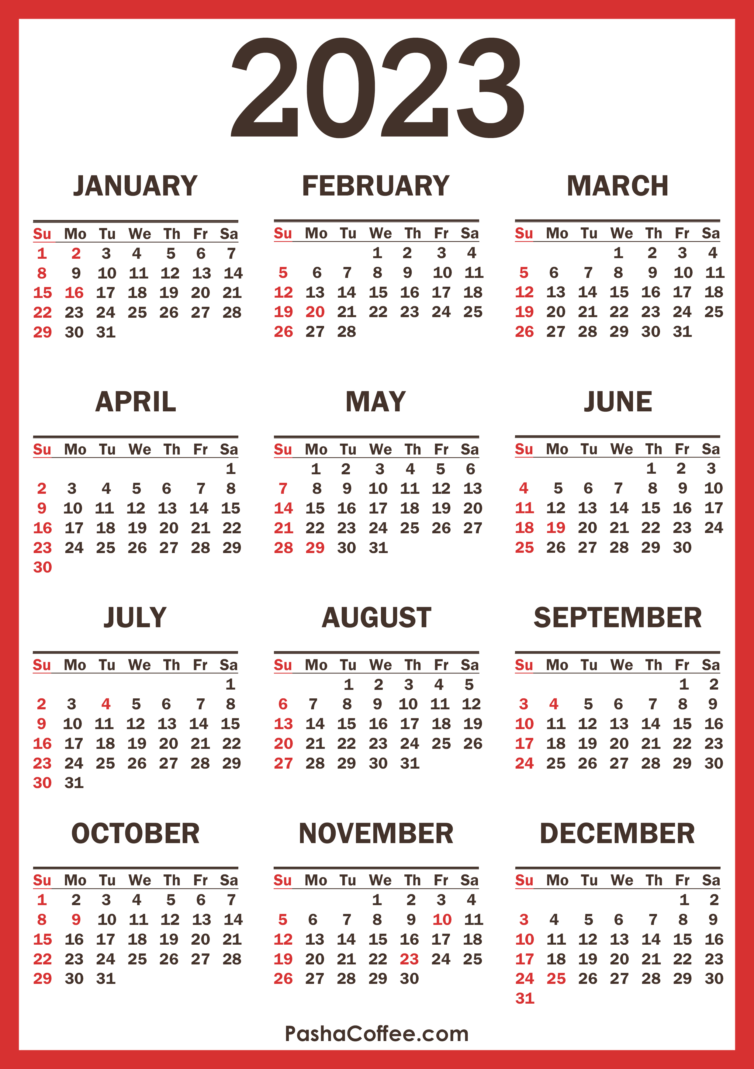 2023 Calendar With Holidays Printable Pdf Get Calendar 2023 Update 2023 Calendar With Holidays Printable Pdf Get Calendar 2023 Update