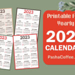 2023 Calendar with Holidays, Printable Free, Vertical