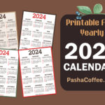2024 Calendar, Printable Free, Vertical