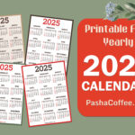 2025 Calendar with Holidays, Printable Free, Vertical