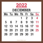 Calendar-2022-December-Brown-MS-001
