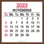 Calendar-2023-November-Brown-SS-001