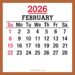 2026-Calendar-February-Beige-SS-001