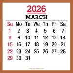 2026-Calendar-Canada-Holidays-March-Beige-SS-001