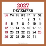 2027-Calendar-Canada-Holidays-December-Beige-SS-001