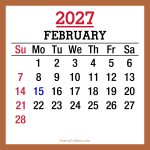 2027-Calendar-Canada-Holidays-February-Beige-SS-001