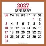 2027-Calendar-Canada-Holidays-January-Beige-SS-001