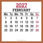 2027-Calendar-February-Beige-MS-001