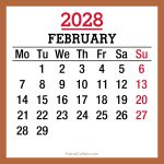 2028-Calendar-February-Beige-MS-001