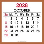 2028-Calendar-October-Beige-SS-001