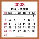 2028-Calendar-US-Holidays-December-Beige-SS-001