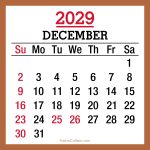 2029-Calendar-Canada-Holidays-December-Beige-SS-001