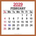 2029-Calendar-Canada-Holidays-February-Beige-SS-001