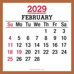 2029-Calendar-US-Holidays-February-Beige-SS-001