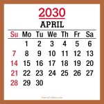 2030-Calendar-April-Beige-SS-001