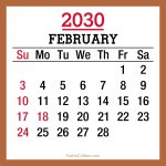 2030-Calendar-US-Holidays-February-Beige-SS-001